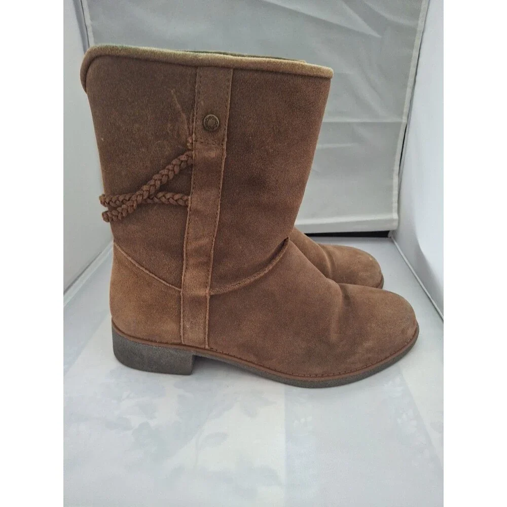 ABEO BLAINE Orthotic Women's Tan Boots Size 9 ( 842) !NEW